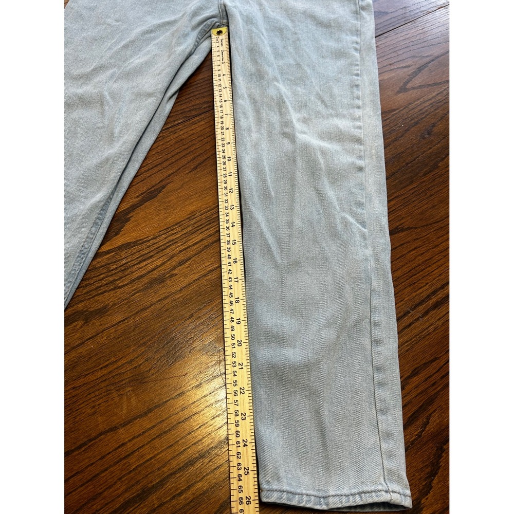 Refuge Denim Light Wash Mom Jeans High Rise Size 07 Light Blue Relaxed Fit - Picture 2 of 6